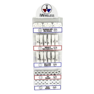 iWireless Multi-tier Acrylic Mobile Accessory Display Stand