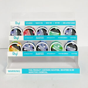 Chyl Nicotine Pouch Acrylic Display