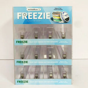 Freezie Nicotine Pouch Acrylic Display with Pusher System