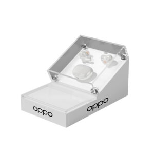 OPPO Acrylic Earbuds Display Case with Magnetic Lock