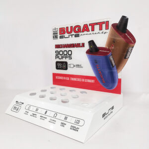BUGATTI Vape Acrylic Display Stand