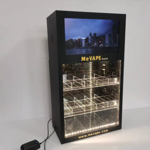 MeVAPE Acrylic Display Cabinet with Video LCD Screen