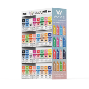 WAVE Multi-tier Acrylic Disposable Vape Display Stand