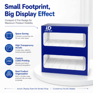 ID Vape Acrylic Display Stand