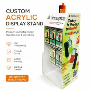 Snowplus Vape Acrylic Display Stand
