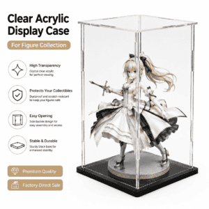 Factory Direct Custom Size Acrylic Display Case for Collectibles