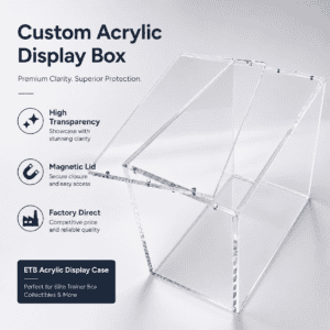 Clear Acrylic Display Case for Collectibles Figures