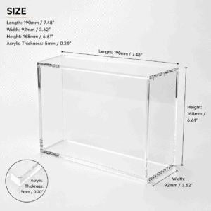 Acrylic Elite Trainer Box Display Case with Magnetic Lid